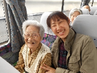 車中では・・・♪
